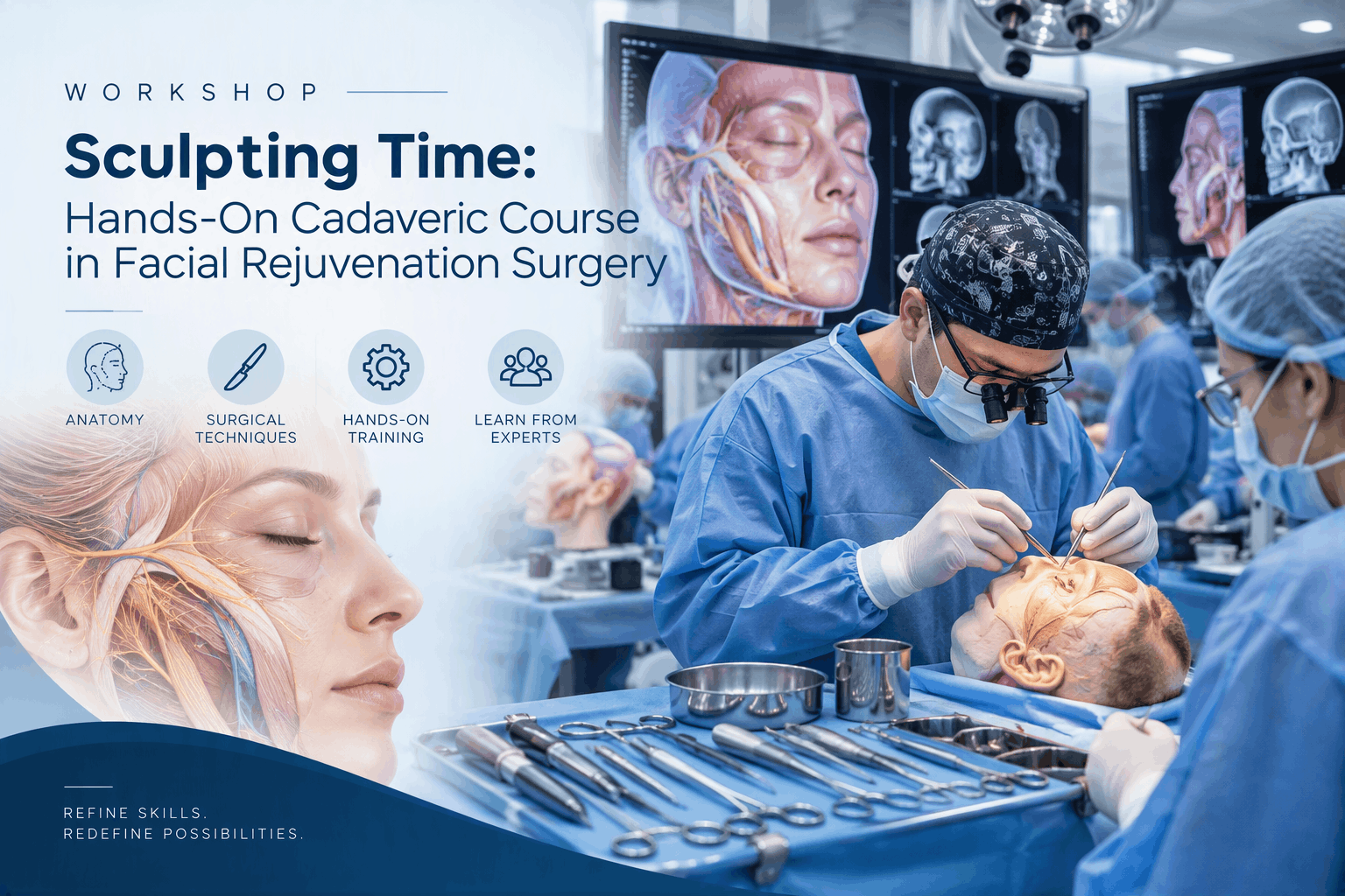Sculpting Time: Hands-On Cadaveric Course in Facial Rejuvenation Surgery